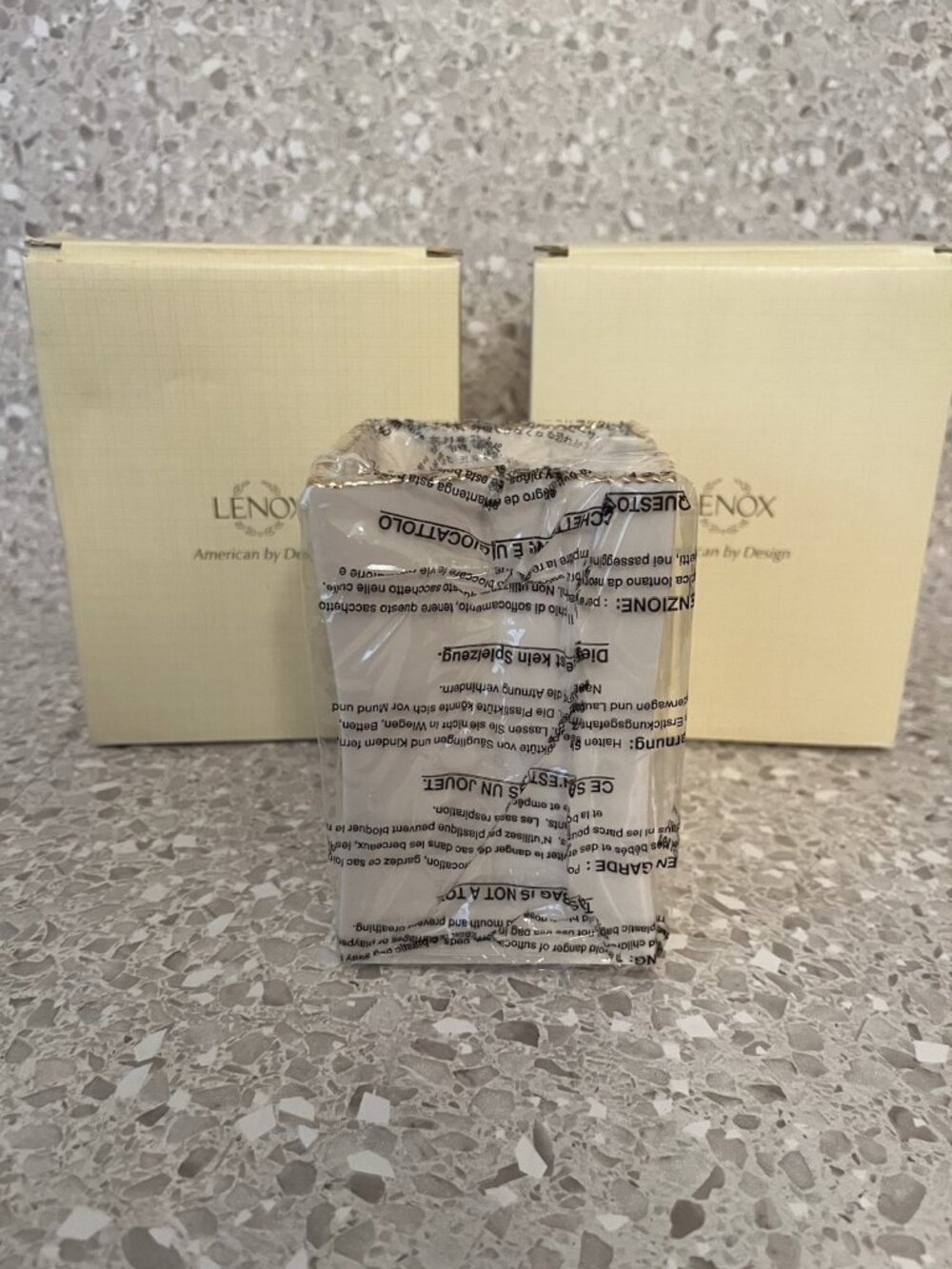 Lenox The Silly Luminary Porcelain Jack OLantern Bag Figurine Set of 2 Halloween - Picture 4 of 11